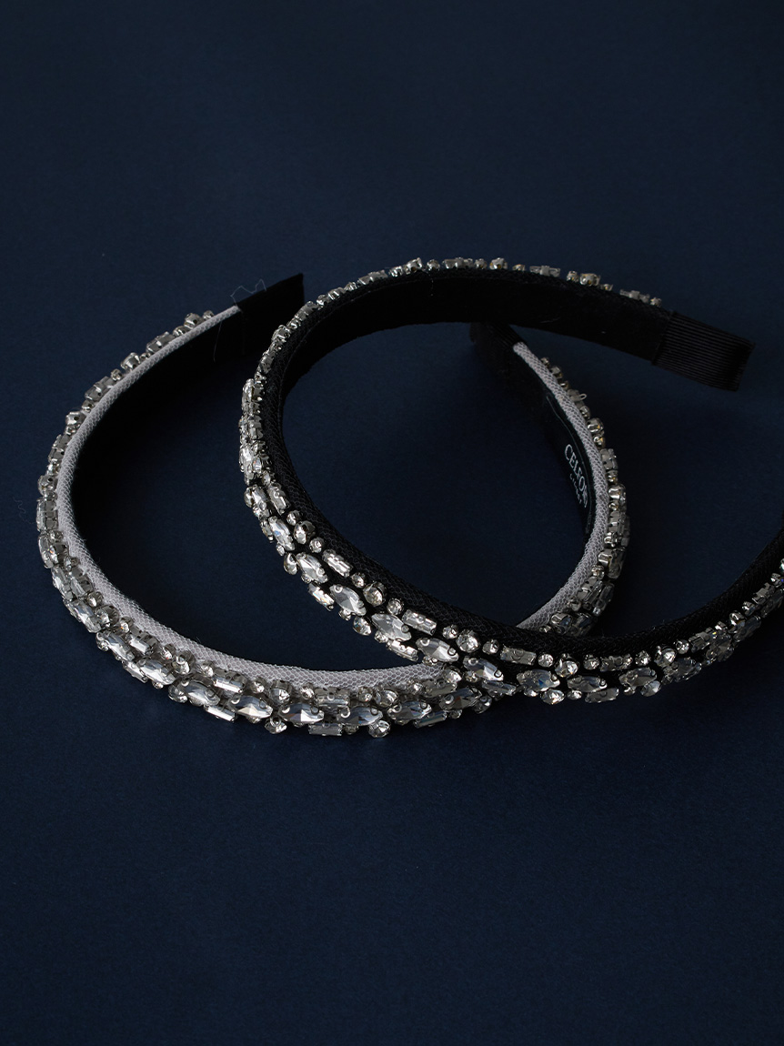 ビジューカチューシャ(ヘアアクセサリー)｜ACCESSORIES（アクセサリー