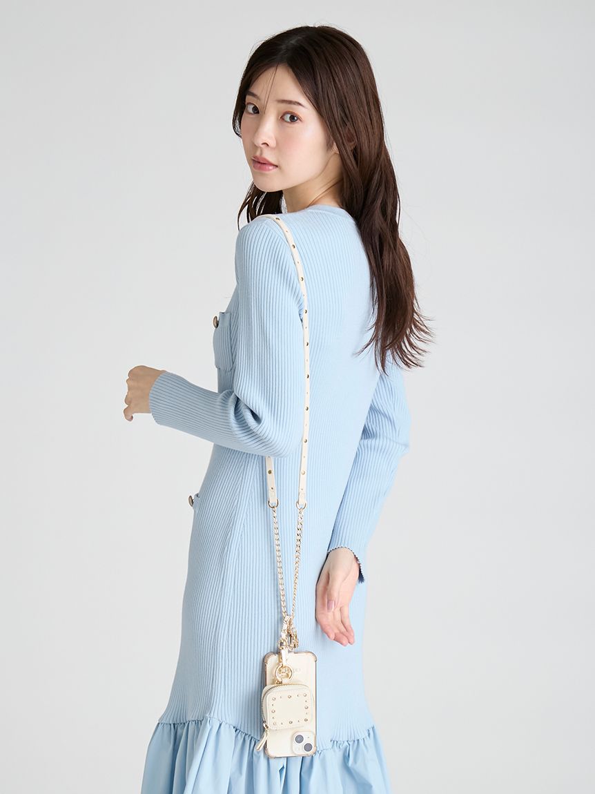 リュタン】ビジュースタッズスマホショルダーストラップ(FASHION GOODS