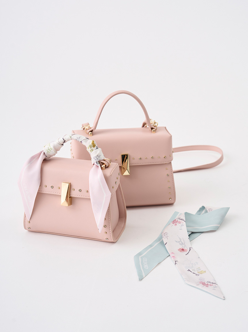 フラワープリントスキニータイ(スカーフ・バンダナ)｜FASHION GOODS
