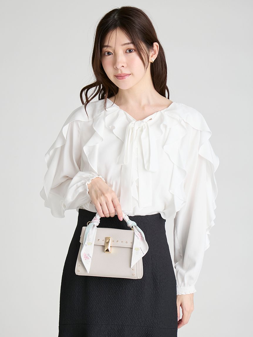 フラワープリントスキニータイ(スカーフ・バンダナ)｜FASHION GOODS