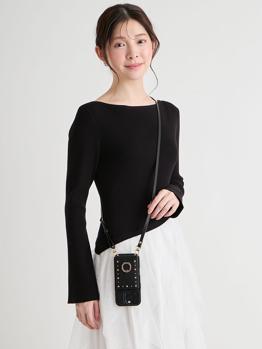 リュタン】ビジュースタッズスマホケース(FASHION GOODS（ファッション