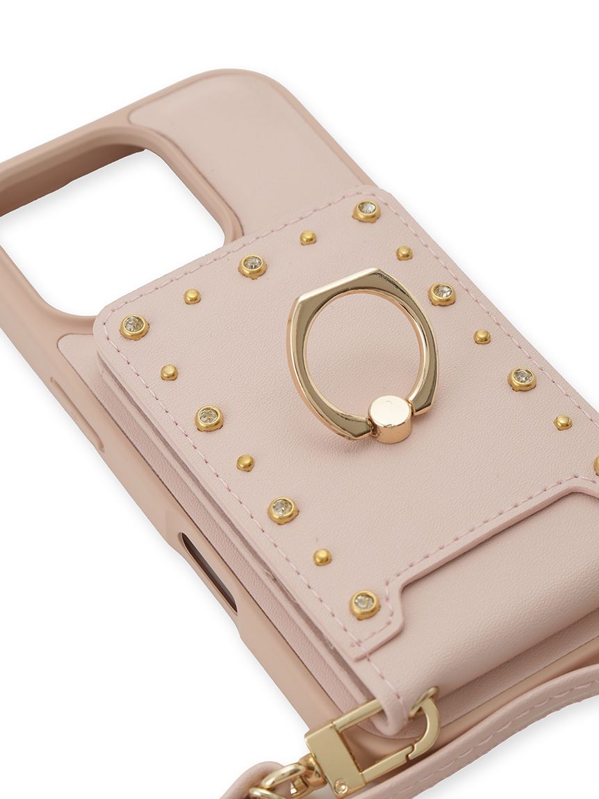 【リュタン】ビジュースタッズスマホケース　3セット リュタン】ビジュースタッズスマホケース(FASHION GOODS（ファッション