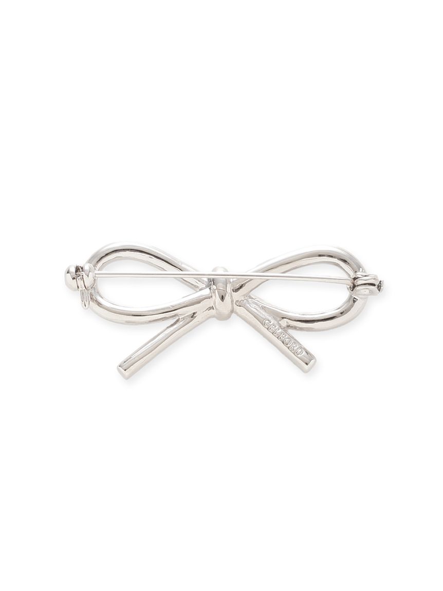 シンプリービジューリボンブローチ(ブローチ)｜ACCESSORIES
