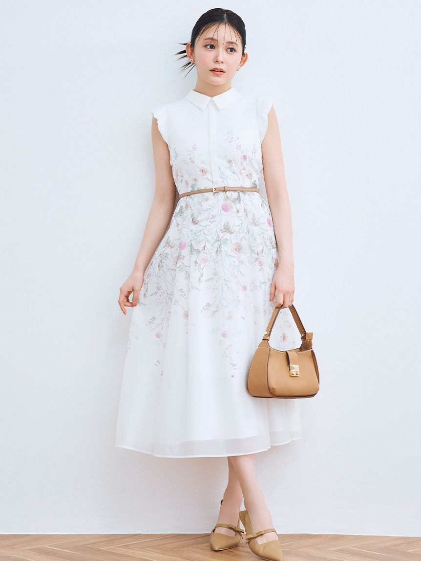 カリグラフィーチャーム付きナローベルト(ベルト)｜FASHION GOODS