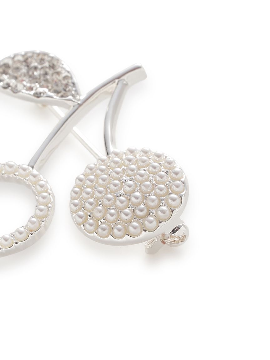 ビジューチェリーピアスブローチ(ブローチ)｜ACCESSORIES