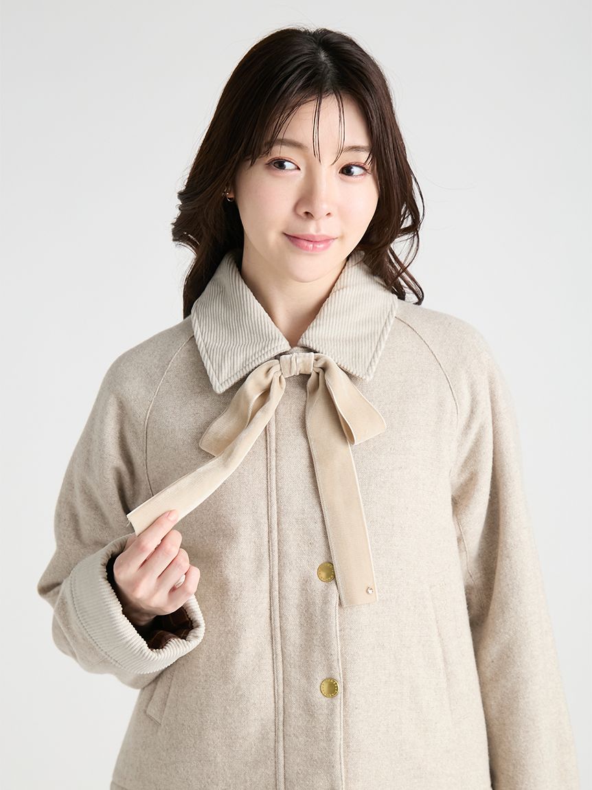 2WAYベルベットリボンブローチ(ヘアアクセサリー)｜ACCESSORIES