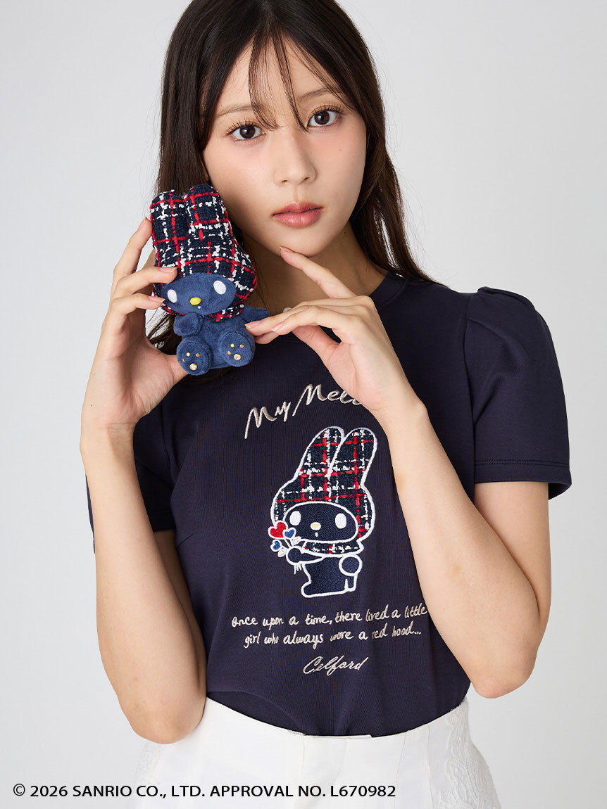 マイメロディ】ツイードずきんぬいぐるみチャーム(FASHION GOODS