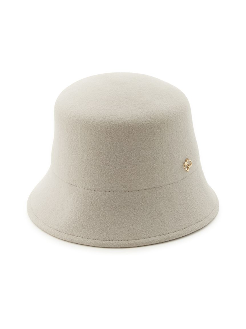 ロゴ付きウールバケットハット(帽子)｜FASHION GOODS（ファッション