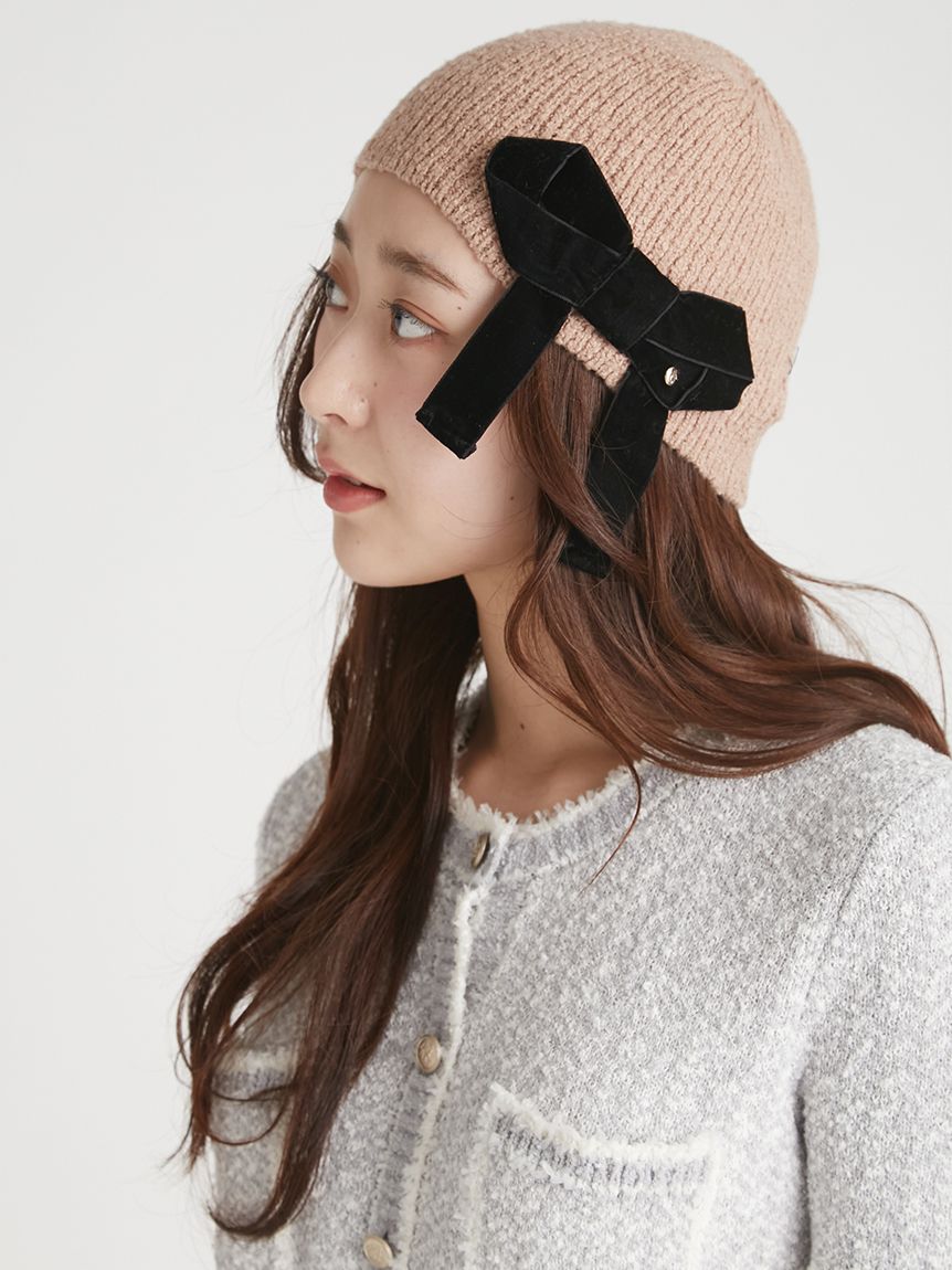 ベロアリボンビーニー(ニットキャップ/ビーニー)｜HAT｜CELFORD（セル