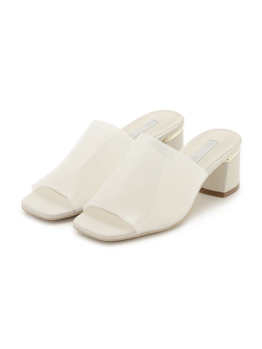 メタルラインクリアサンダル(サンダル・ミュール)|SHOES メタルラインクリアサンダル(サンダル・ミュール)|SHOES