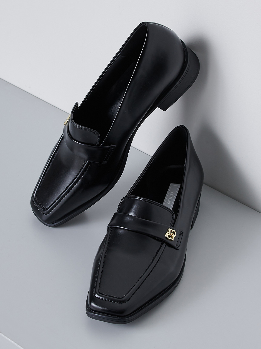 ロゴメタル付き撥水ローファー(ドレスシューズ)｜SHOES