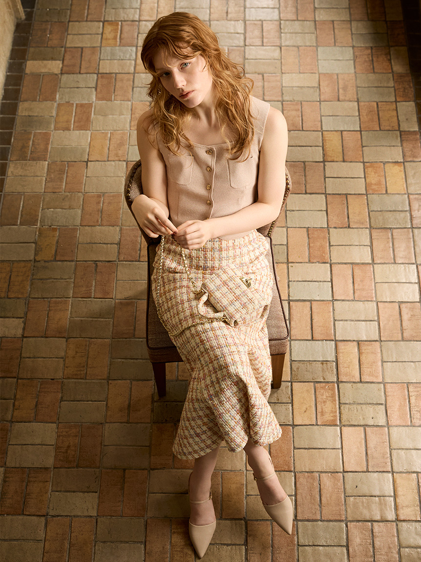 ロゴバックル付きバックストラップミュール(パンプス)｜SHOES