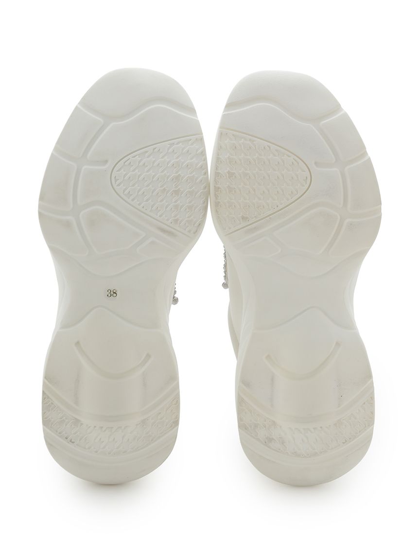 ビジュー付きインソールスニーカー(スニーカー)｜SHOES