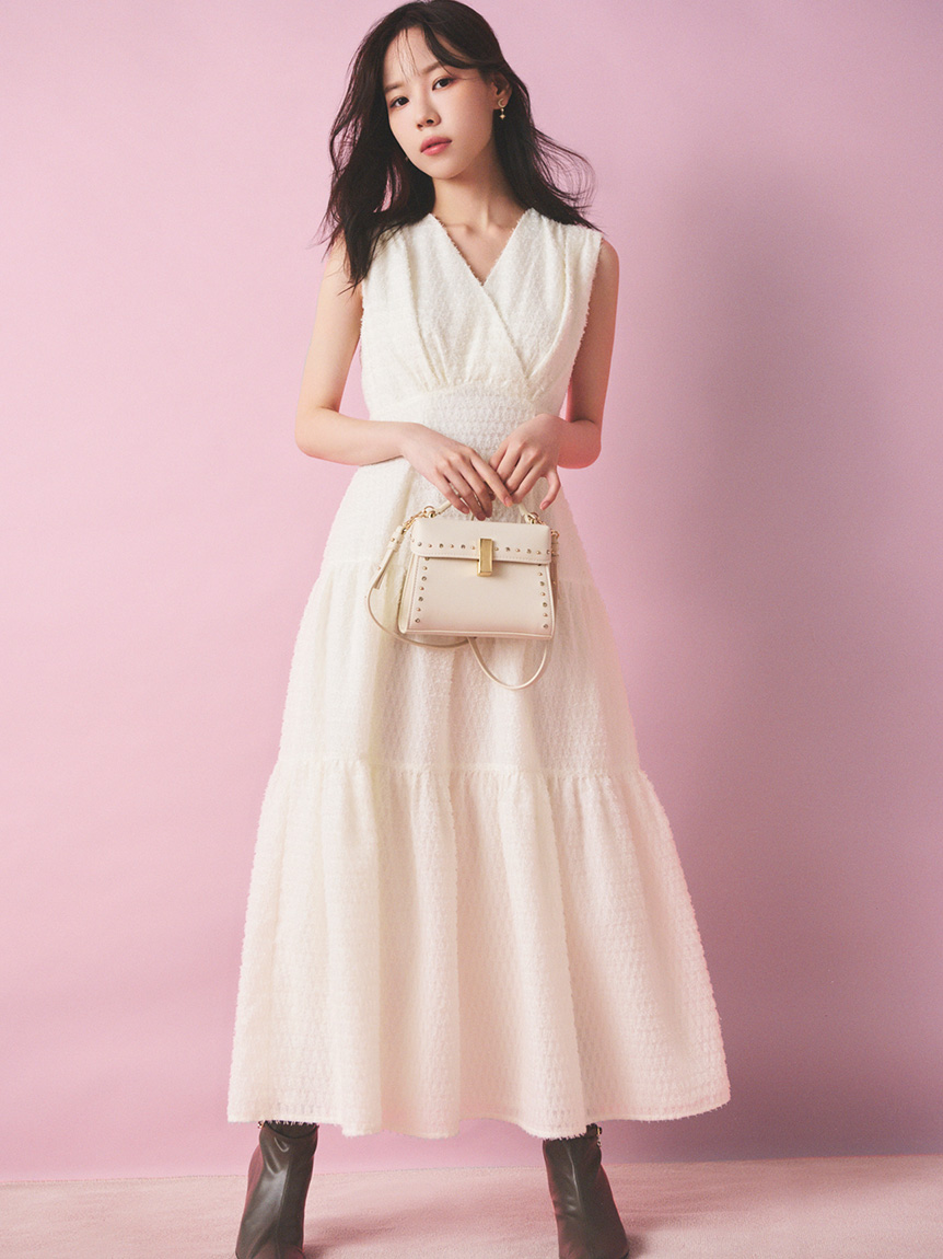 CELFORD ロゴチャーム付きストレッチショートブーツ ロゴチャーム付きストレッチショートブーツ(ブーツ)｜SHOES