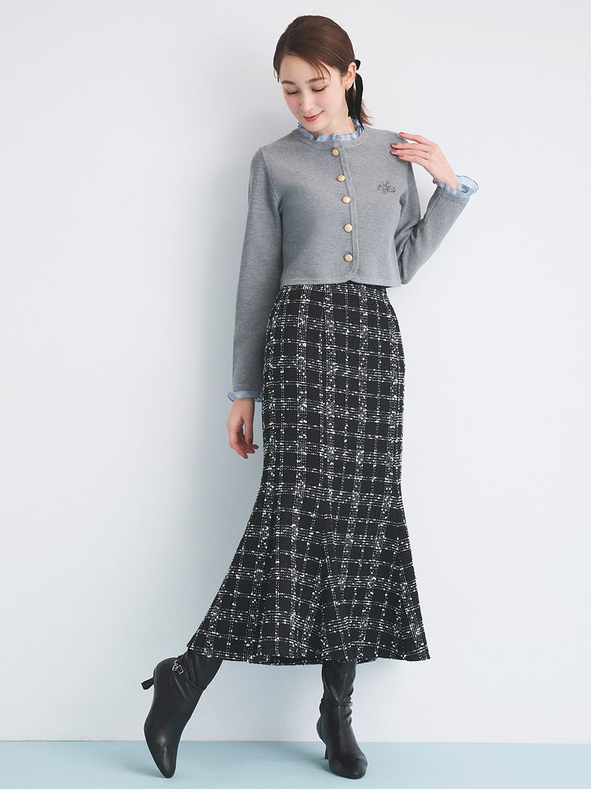 CELFORD ロゴチャーム付きストレッチショートブーツ ロゴチャーム付きストレッチショートブーツ(ブーツ)｜SHOES