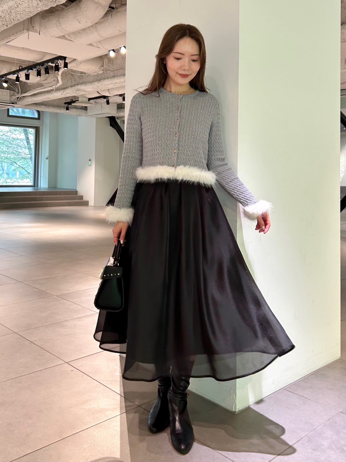 CELFORD ロゴチャーム付きストレッチショートブーツ ロゴチャーム付きストレッチショートブーツ(ブーツ)｜SHOES