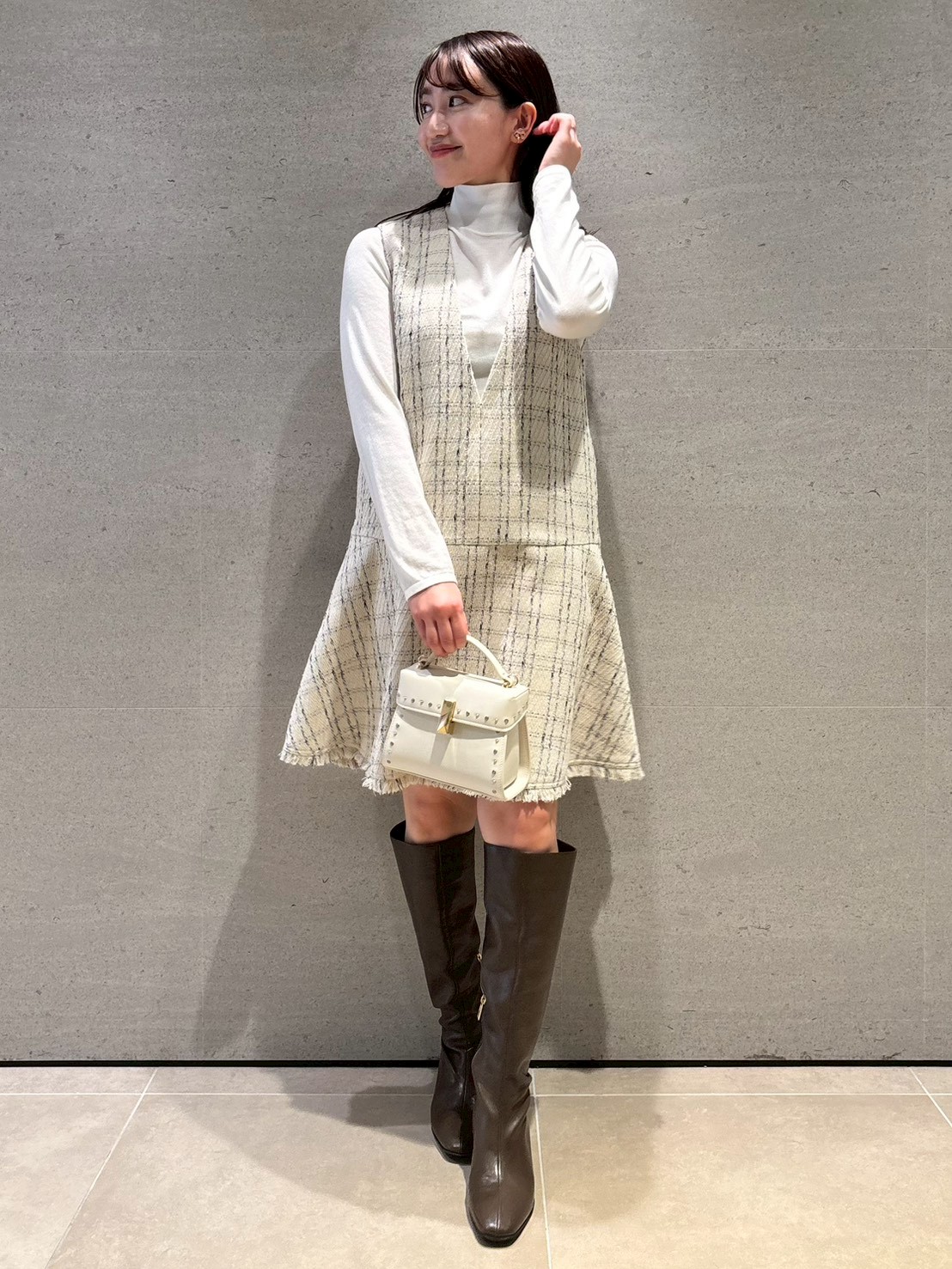 ロゴメタル付きロングブーツ(ブーツ)｜SHOES（シューズ）｜CELFORD