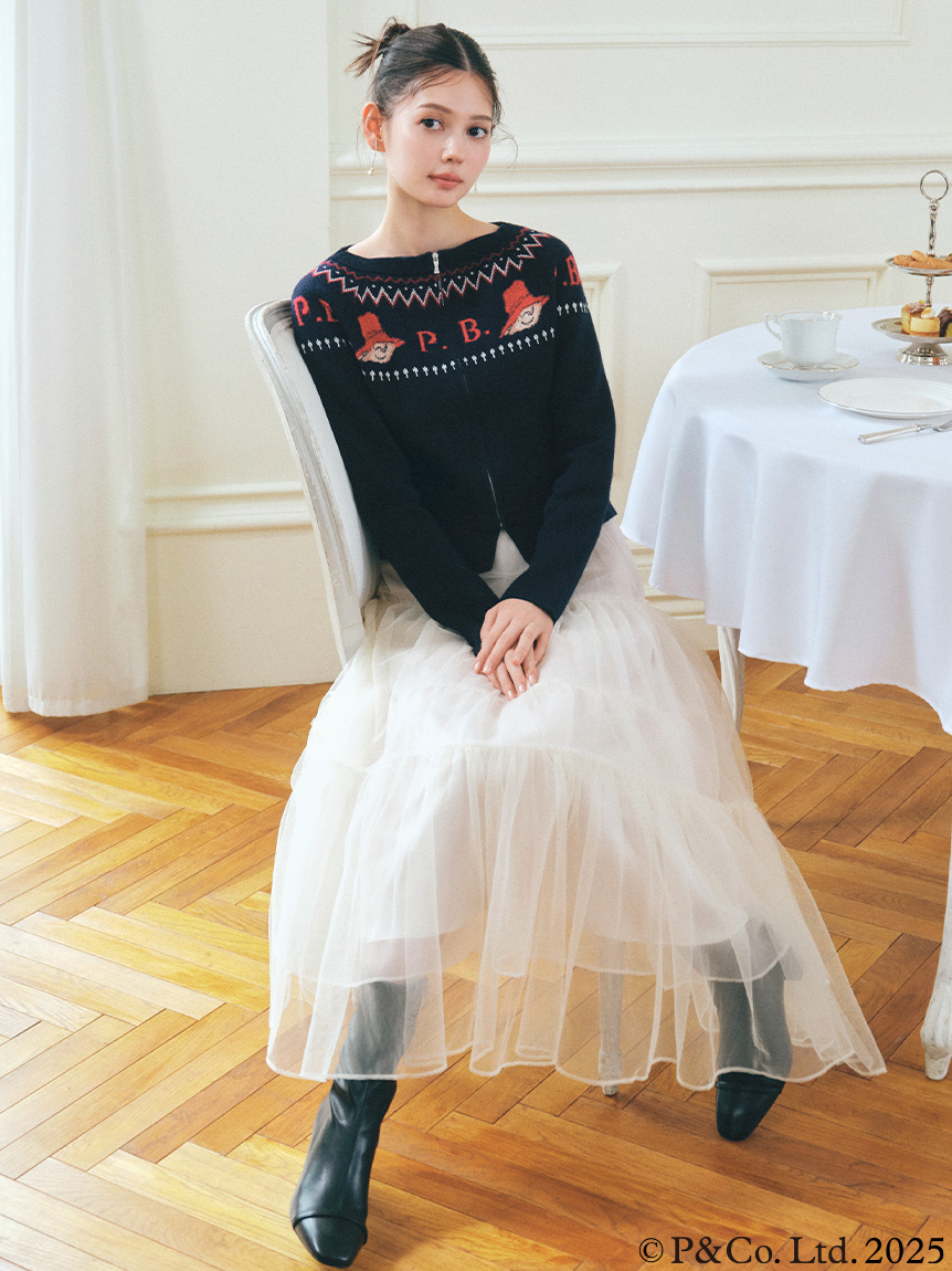 ビジュー＆リボンクリップ付きストレッチブーツ(ブーツ)｜SHOES