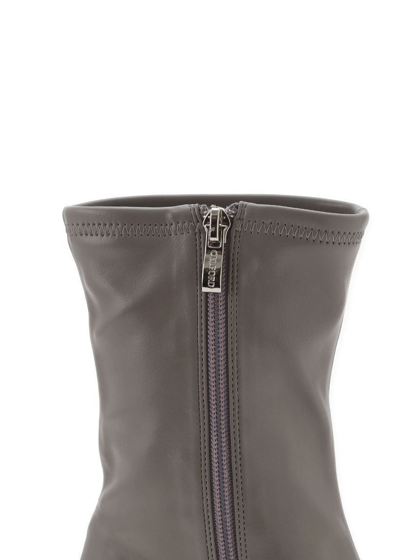 ビジュー＆リボンクリップ付きストレッチブーツ(ブーツ)｜SHOES