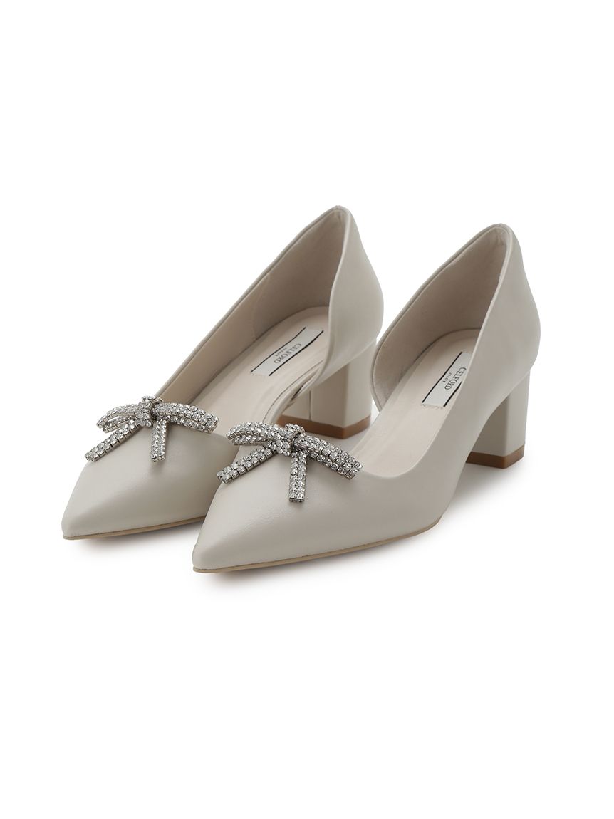 ビジューリボン付きパンプス(パンプス)｜SHOES（シューズ）｜CELFORD