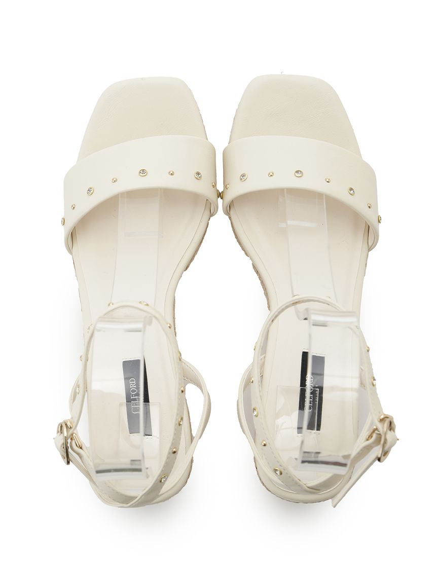 セルフォード2点まとめ ビジュースタッズウェッジソールサンダル(サンダル・ミュール)｜SHOES