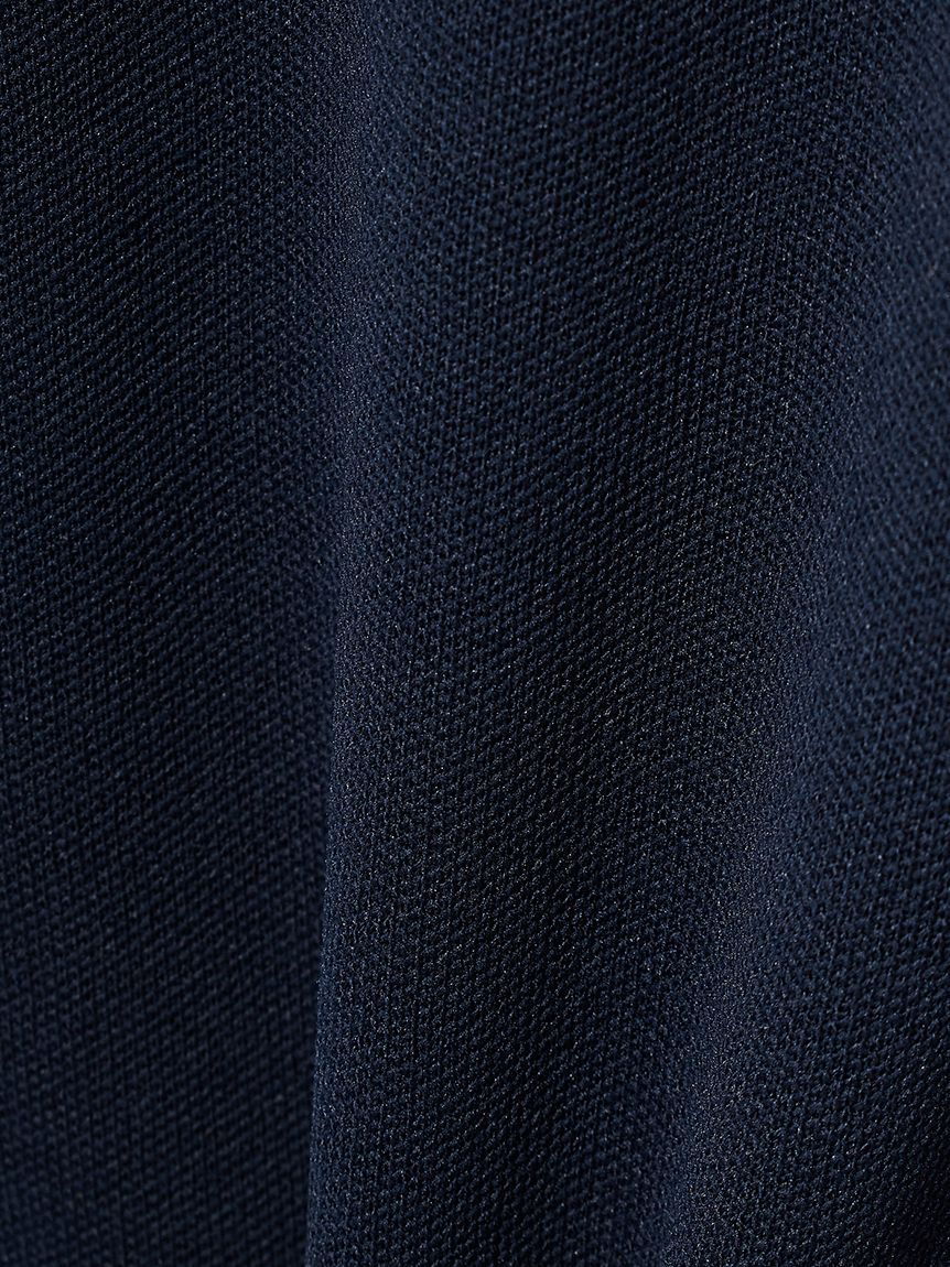 CELFORD ネイビー トリムデザイン エンブレムカーディガン