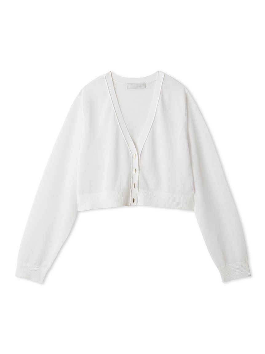シアーVネックカーディガン(カーディガン)｜TOPS（トップス