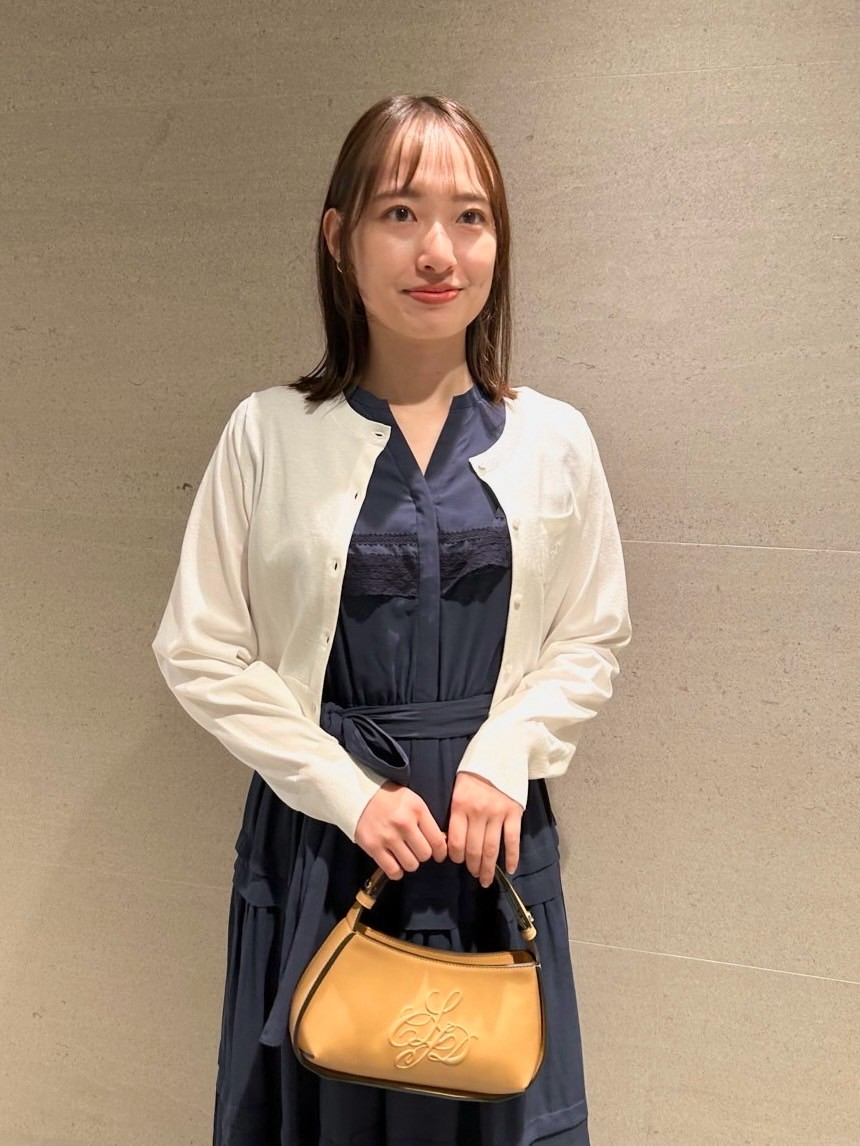 カリグラフィーポケット刺繍カーディガン(カーディガン)｜TOPS