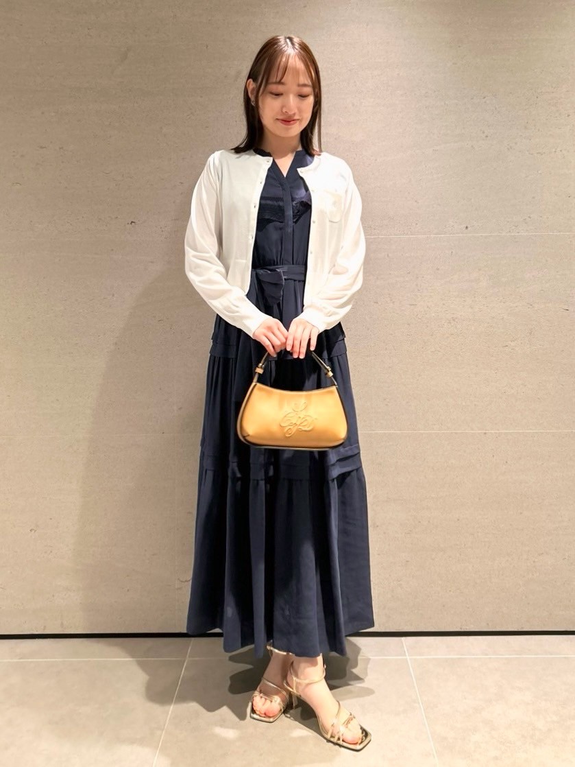 カリグラフィーポケット刺繍カーディガン(カーディガン)｜TOPS