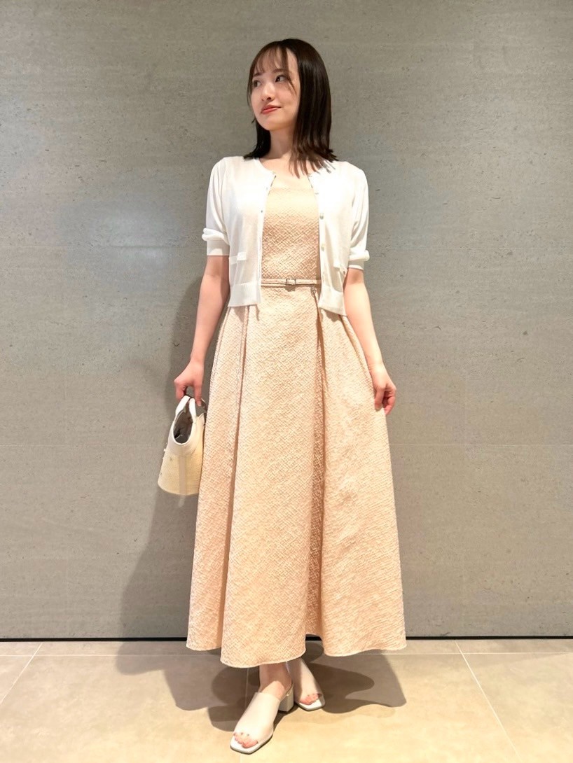 ハーフスリーブシアーカーディガン(カーディガン)｜TOPS