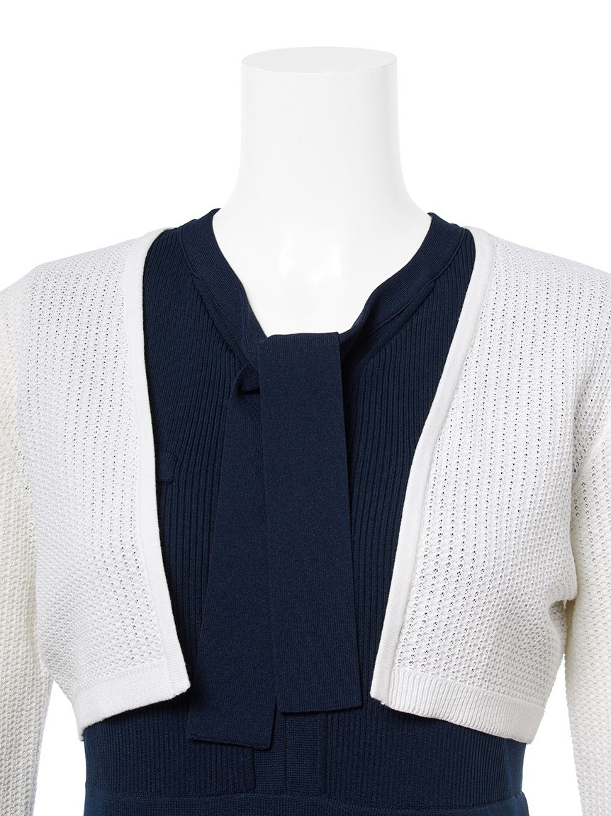 レース編みUVカットボレロ(カーディガン)｜TOPS（トップス