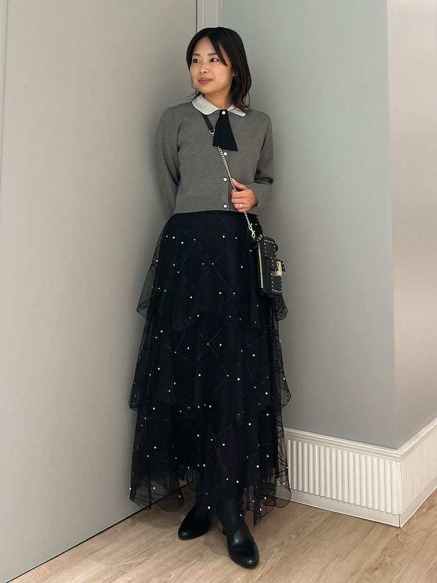 限定カラーあり】デタッチャブル総針カーディガン (ニットプル