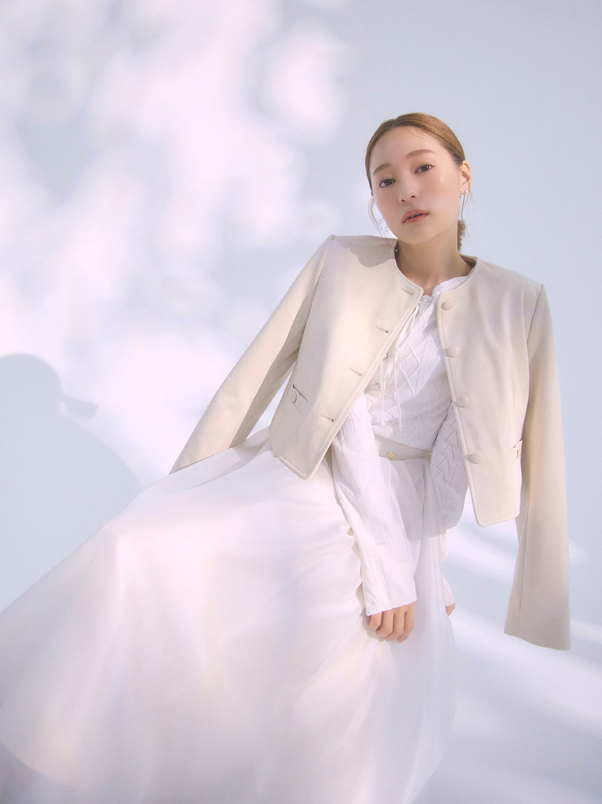 HANAE MORI×CELFORDコラボ】ポインテルニットカーディガン