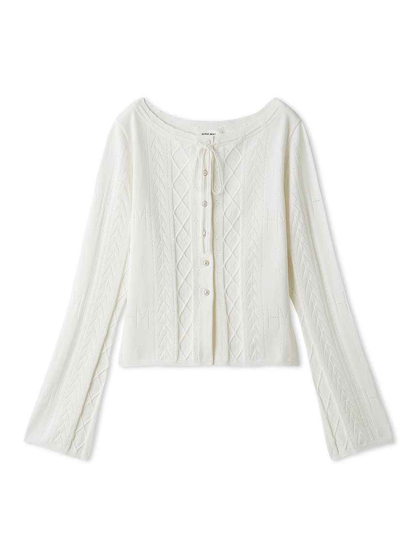 HANAE MORI×CELFORDコラボ】ポインテルニットカーディガン