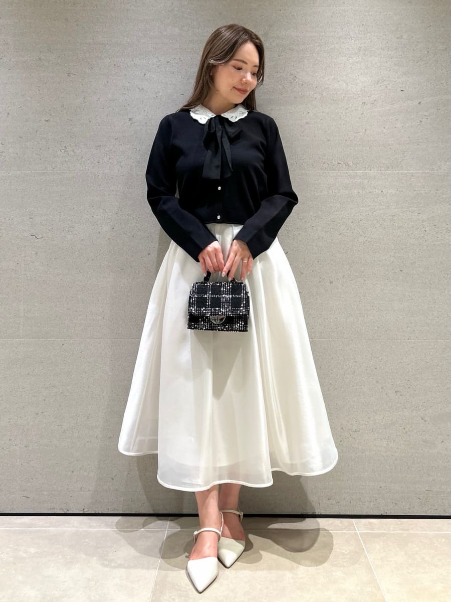 【WEB限定】デタッチャブルレースカラーカーディガン WEB限定】デタッチャブルレースカラーカーディガン(カーディガン