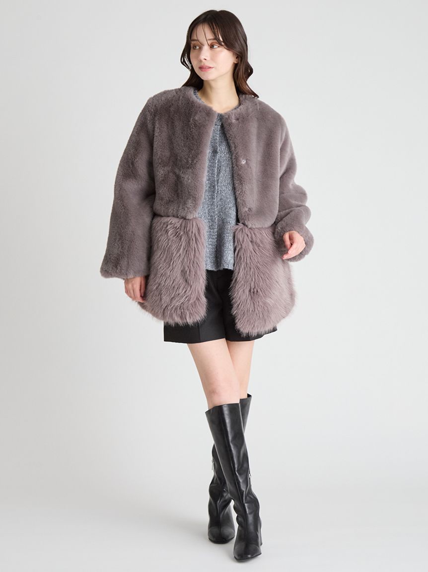 CELFORD - セルフォード　ダイヤスリットペプラムカーディガン CELFORD｜リボンディテールペプラムカーディガン | Rakuten