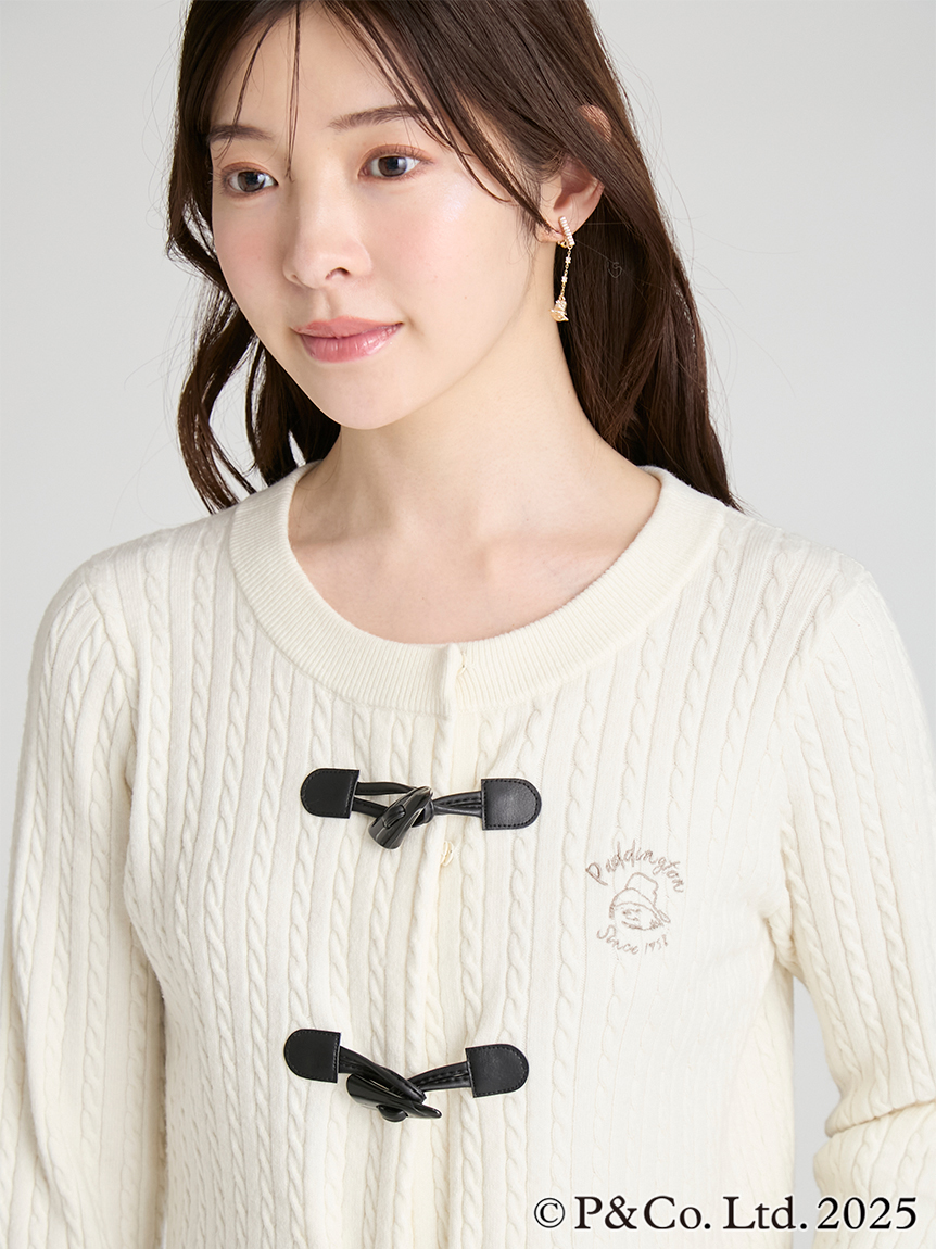 パディントン(TM)×CELFORD】ケーブルカーディガン(カーディガン)｜TOPS