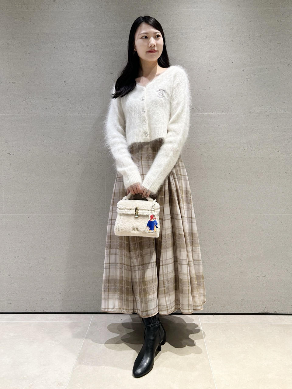 パディントン(TM)×CELFORD】ビジューボタンカーディガン(カーディガン