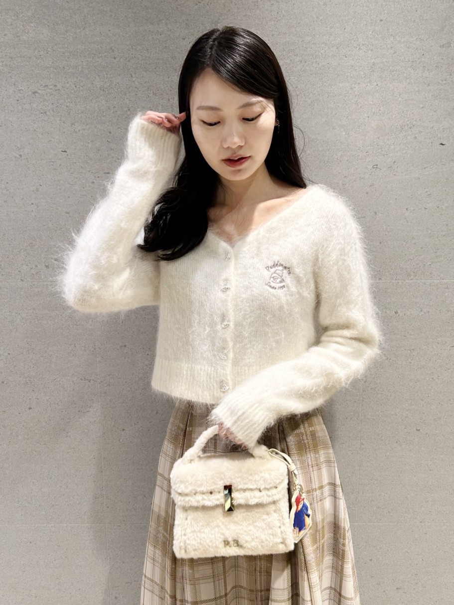 【美品】フォクシー カーディガン エトワールブリヨント ビジューボタン 美品】フォクシー ニットカーディガン エトワールブリヤント ビジュー