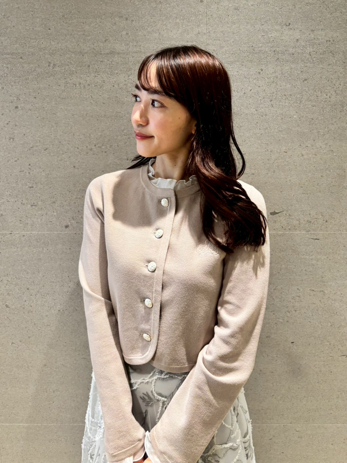 セルフォード/CELFORD フリルデタッチャブルカーディガン フリルデタッチャブルカーディガン（カーディガン）｜CELFORD