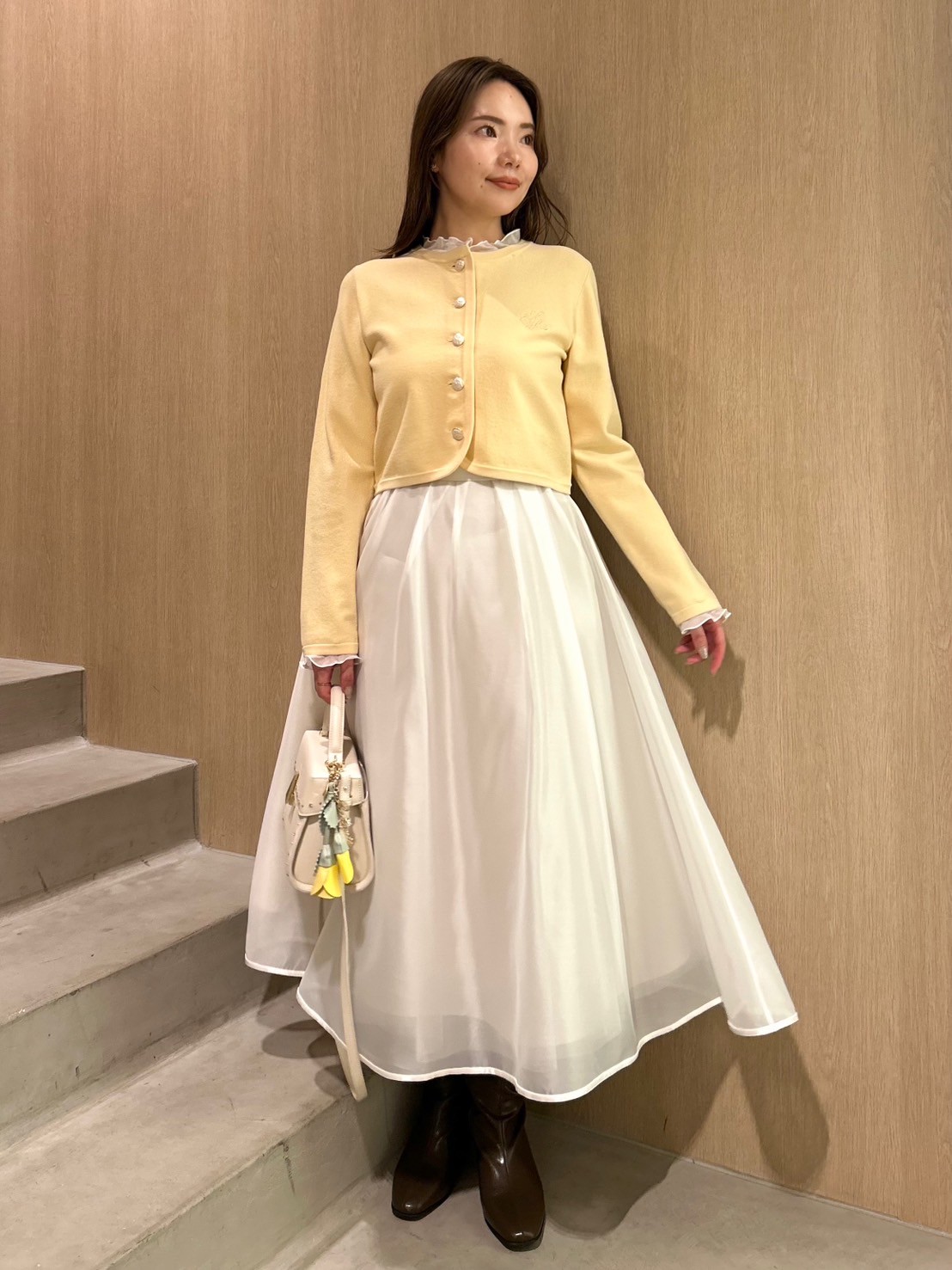 限定カラーあり】フリルデタッチャブルカーディガン(ニットプル