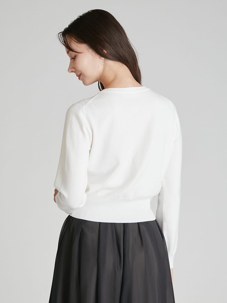 フラワー刺繍カーディガン(カーディガン)｜TOPS（トップス）｜CELFORD