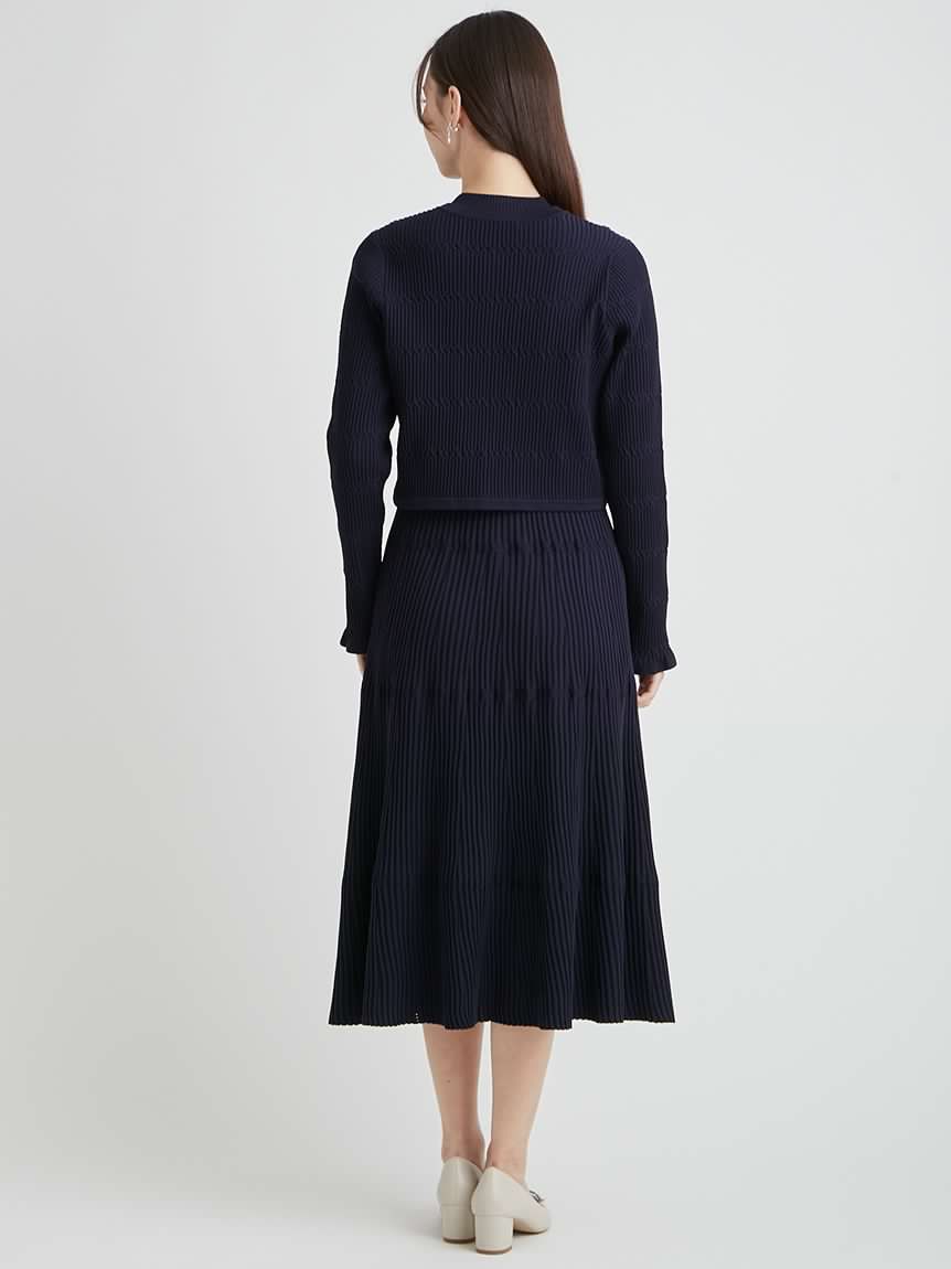 洗える】ディフォーメーションニットカーディガン(ニットプルオーバー