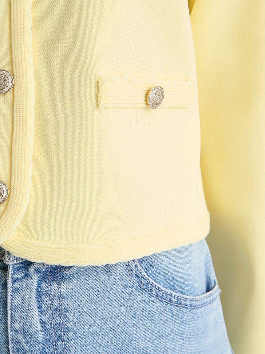 UVカット】トリム刺繍カーディガン(カーディガン)｜TOPS（トップス