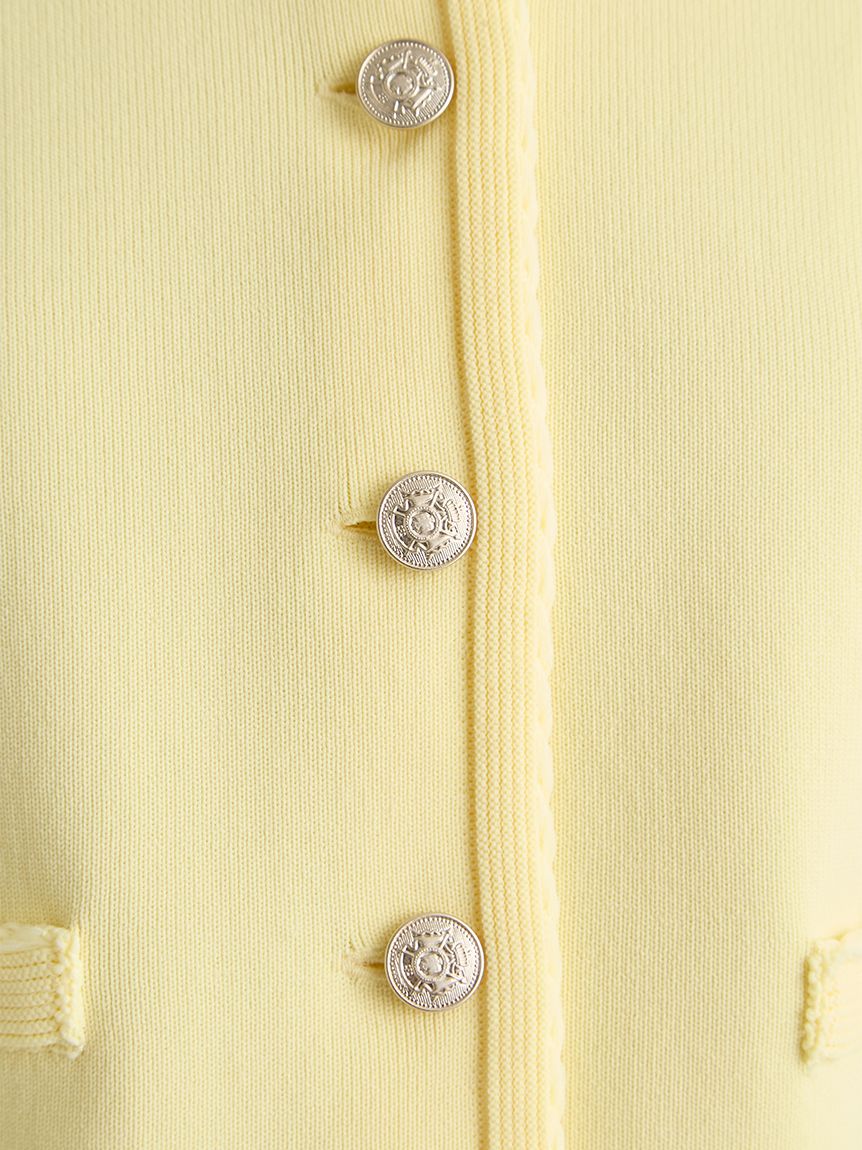 UVカット】トリム刺繍カーディガン(カーディガン)｜TOPS（トップス