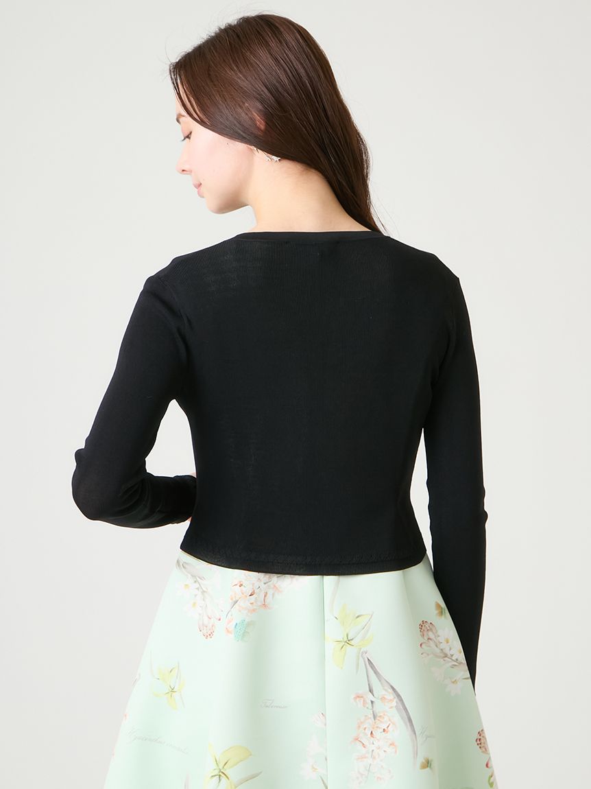 洗える】【UVカット】バーボタンカーディガン(カーディガン)｜TOPS