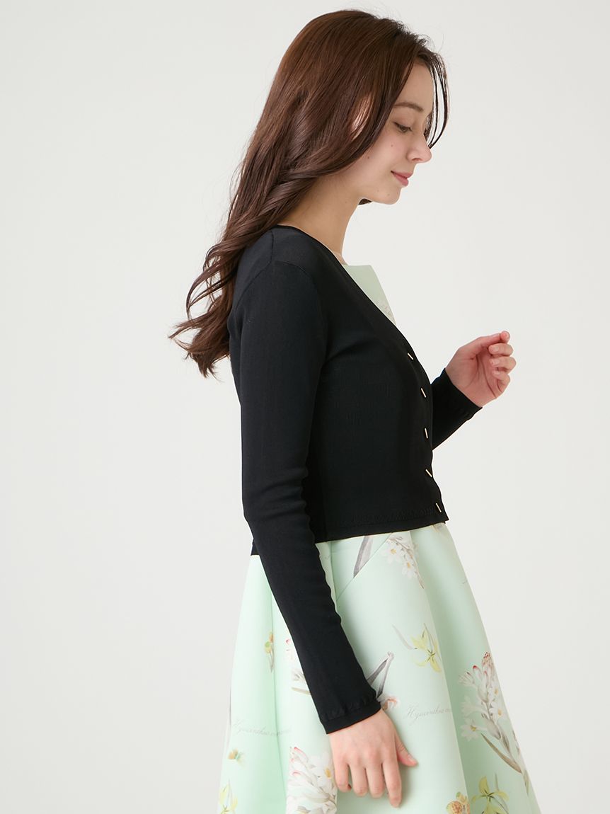 洗える】【UVカット】バーボタンカーディガン(カーディガン)｜TOPS