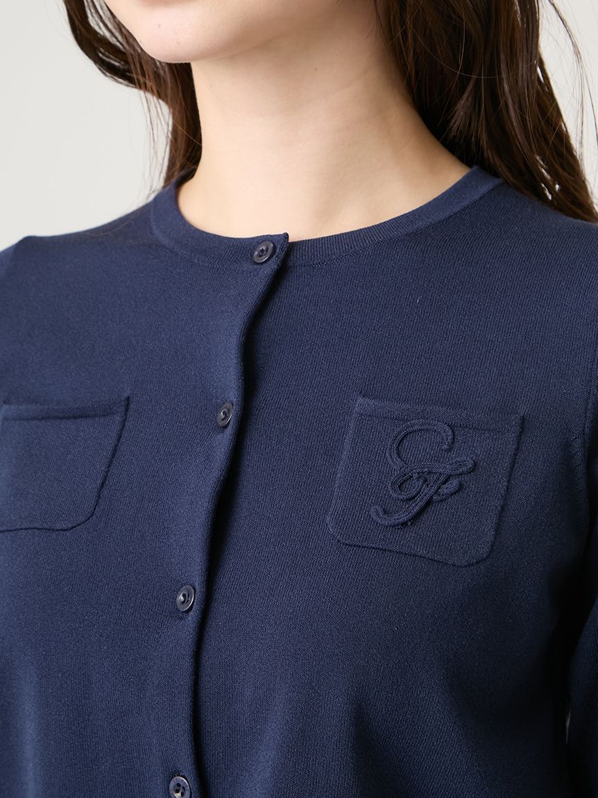 ポケット付きカーディガン(ニットプルオーバー)｜TOPS（トップス