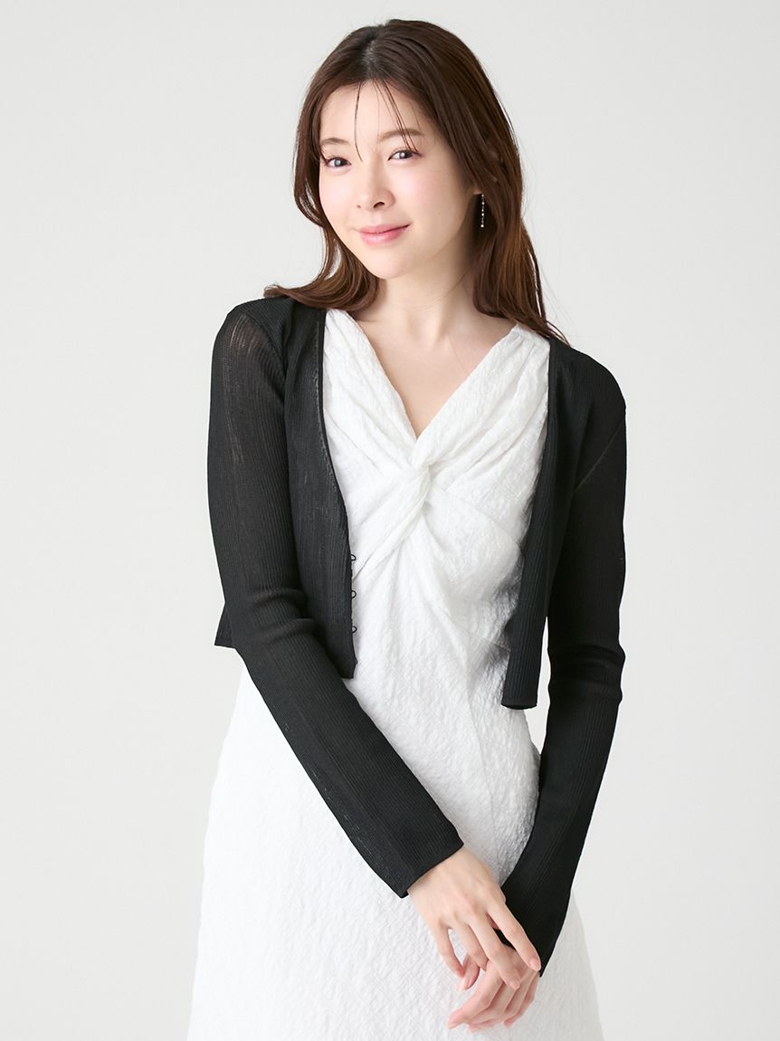 シアーリブカーディガン(カーディガン)｜TOPS（トップス）｜CELFORD
