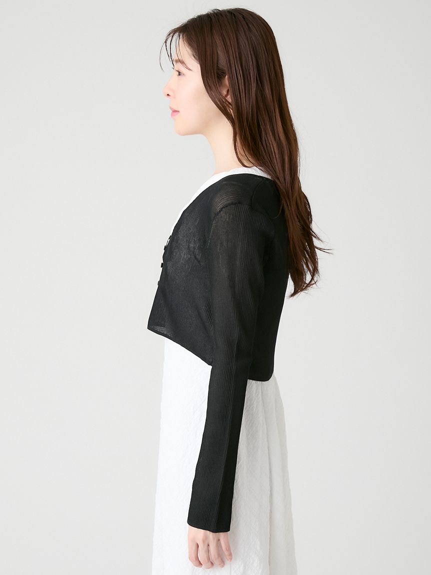 シアーリブカーディガン(カーディガン)｜TOPS（トップス）｜CELFORD
